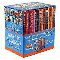 What is America?  Boxed Set  of 25 Illustrated Books