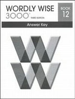 Wordly Wise 3000 12 Answer Key 3rd
