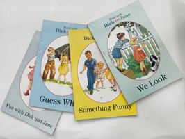 Dick and Jane Books Set of 4