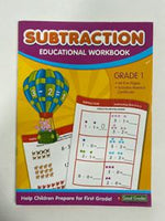 Subtraction Educational Workbook Grade 1