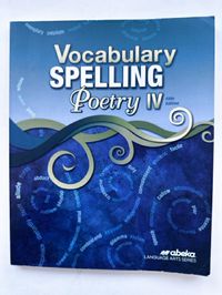 Abeka Vocabulary, Spelling & Poetry IV