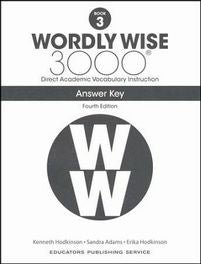 Wordly Wise 3000 3 Answer Key 4th