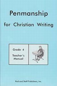 R & S Penmanship for Christian Writing Grade 4 Teacher's Guide