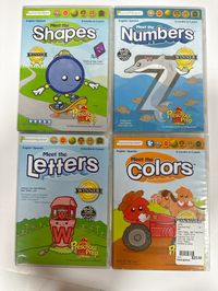 Preschool Prep Four DVDs: Colors, Shapes, Numbers & Letters