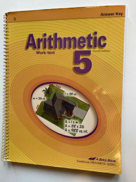 Arithmetic 5 Work-Text Key