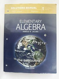 Elementary Algebra Solutions Manual