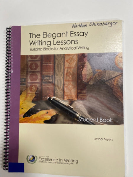 The Elegant Essay Writing Lessons Student Book