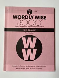 Wordly Wise 3000 Book 7 Test Booklet 4th Ed.