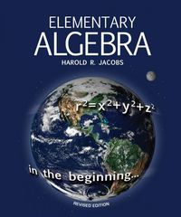 Jacobs Elementary Algebra