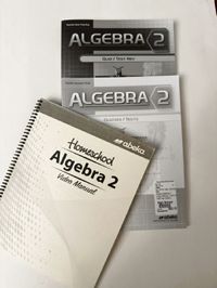 Abeka Algebra 2 Video Manual, Tests & Test Key