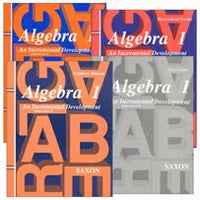 Saxon Algebra 1 Homeschool Kit with Solutions Manual, 3rd Edition