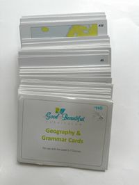 The Good and the Beautiful Geography & Grammar Cards