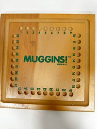 Muggins /Knock Out Thick Wooden Board Game