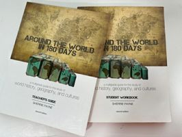 Around the World in 180 Days Teacher's Guide & Student Workbook Set