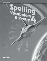 Abeka Spelling Vocabulary & Poetry 4 Test Key