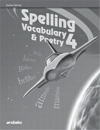 Abeka Spelling Vocabulary & Poetry 4 Test Key