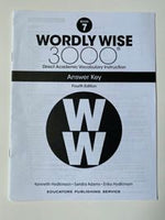 Wordly Wise 3000 Book 7 Answer Key 4th Ed.
