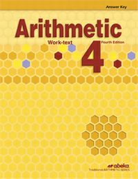 Abeka Arithmetic 4  Work-text Answer Key