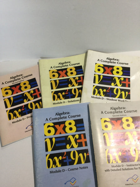 Algebra: A Complete Course Second Edition Module D