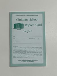 Christian Report Cards