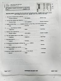 St. Patrick: Pioneer Missionary to Ireland Tests