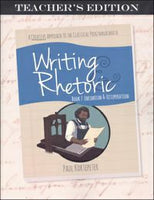 Writing & Rhetoric Teacher's Edition Book 7