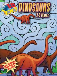 Dinosaur 3-D Mazes
