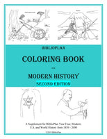 BiblioPlan Coloring Book for  Modern History 2nd Edition