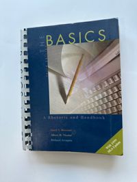 The Basics A Rhetoric and Handbook