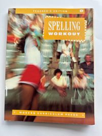 Spelling Workout Teacher's Edition D