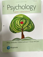 Psychology Core Concepts Textbook
