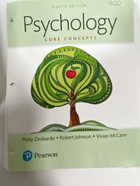 Psychology Core Concepts Textbook