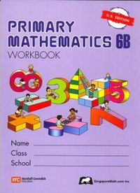 Primary Mathematics 6A Workbook US Edition