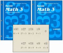 Saxon Math 3 Student Workbook Packet