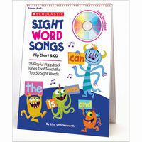 Sight Word Songs- Flip Chart & CD (15" x 21")