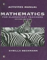 Mathematics for Elementary School: Activity Manual