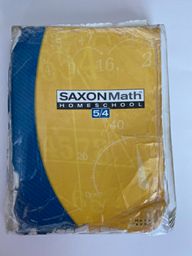 Saxon Math 54  Student Text (worn)