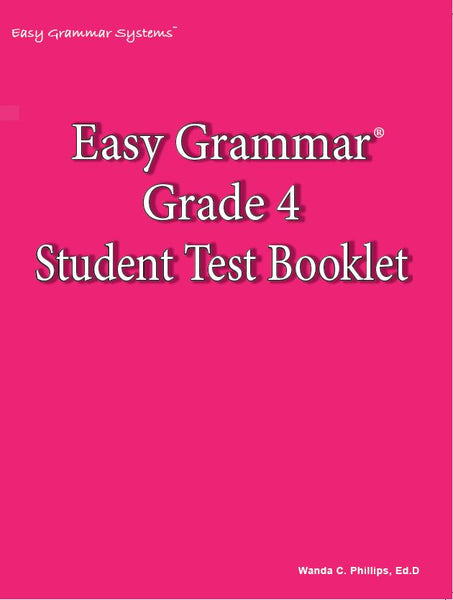 Easy Grammar Grade 4 Tests