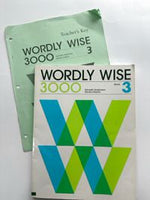 Wordly Wise 3000 Book 3 (Grade 6) & Teacher's Key