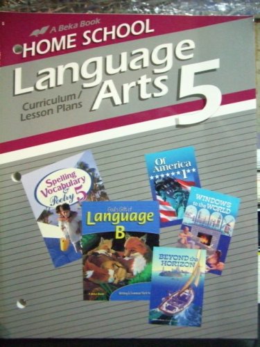 Language Arts 5 Curriculum Lesson Plans Abeka Book