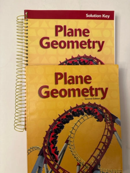 Abeka Plane Geometry Student Text and Solution Key