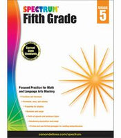 Spectrum Fifth Grade Math and Language Arts