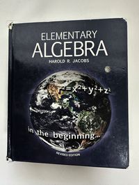 Elementary Algebra Student Text