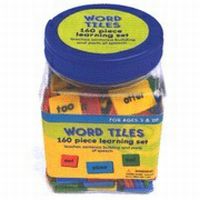Tub of Tiles: Word Tiles 160 Piece Learning Set