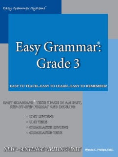 Easy Grammar Grade 3 Teacher's Manuals
