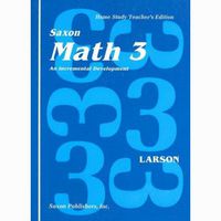 Saxon Math 3 Teacher Edition