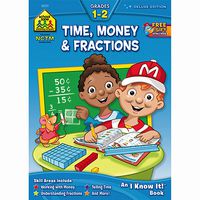 School Zone: Time, Money & Fractions