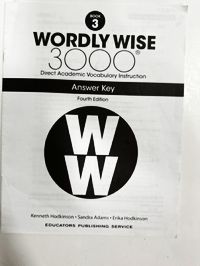 Wordly Wise 3000 Book 3 Answer Key