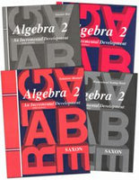 Saxon Algebra 2 Homeschool Kit with Solutions Manual, 3rd Edition