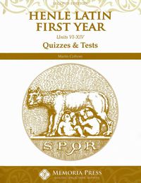 Henle Latin First Year Units VI-XIV Quizzes & Tests